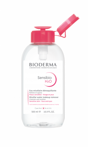 Fotografie produktu BIODERMA, Sensibio H2O 500 ml, micelární voda pro zarudlou pleť