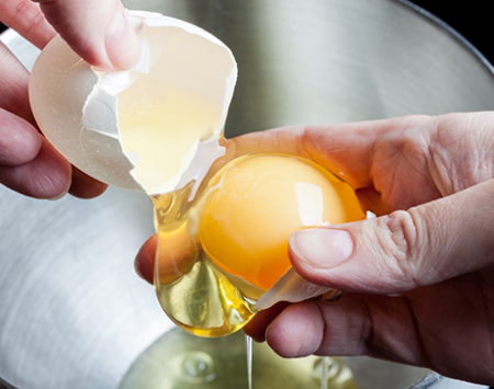 oddělování bílků a žloutku při alergii na vejce