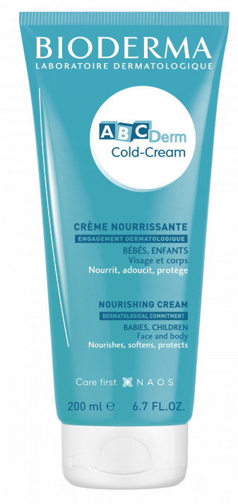 Fotografie produktu BIODERMA, ABCDerm Cold-Cream 200 ml, dětský hydratační krém, suchá pokožka